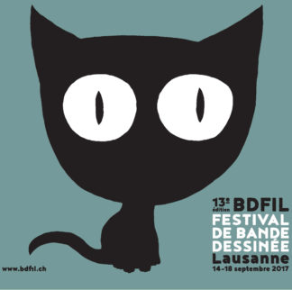 Affiche 2017 BDFIL "Chats" format F4 sans logo