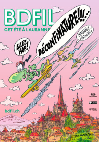 Affiche BDFIL 2020 "Déconfinature"