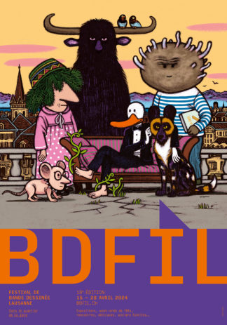 Affiche BDFIL 2024 - Tom Tirabosco