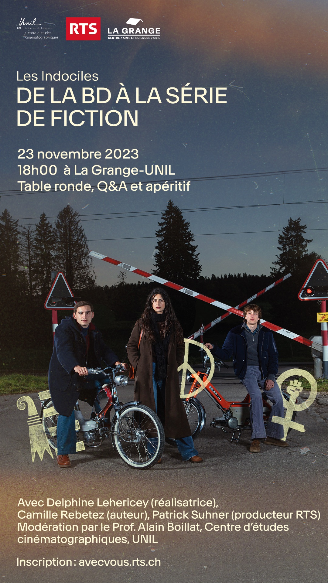 Flyer table ronde Indociles