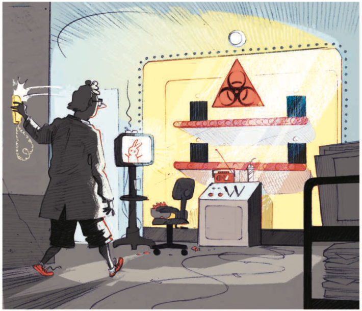 Du labo à l'album, © Julie Rocheleau, Dargaud