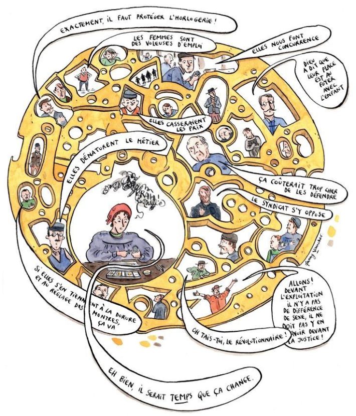 Fanny Vaucher, pour l'exposition Clock Fiction, BDFIL 2025